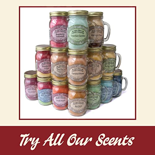 Our Own Candle Company Mmm… Nice Melons! Watermelon, Cantaloupe, Honeydew Melon Scented 13 Ounce Mason Jar Candle