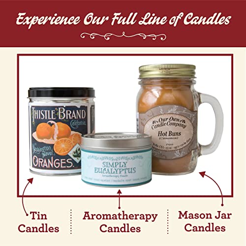 Our Own Candle Company Mmm… Nice Melons! Watermelon, Cantaloupe, Honeydew Melon Scented 13 Ounce Mason Jar Candle