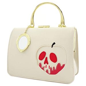 Loungefly x Disney Snow White Just One Bite Poison Apple Crossbody Bag (One Size, Ivory Multi)
