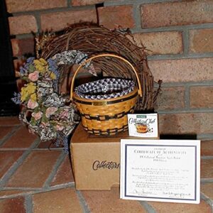 Longaberger 1998 J.W. Collection Miniature Edition Apple Basket