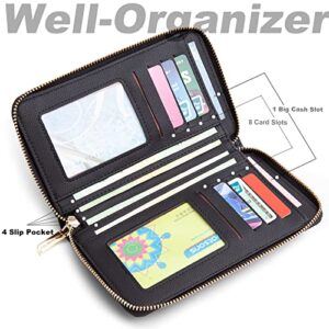 Valentoria Small Crossbody Bag Cell Phone Purse Wallet Leather Card Slot Clutch for Women