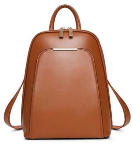 tom clovers women leather backpack daypack casual fashion bag mini backpack for women for ladies girls