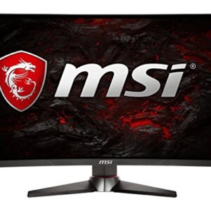 MSI Full HD Gaming Red LED Non-Glare Super Narrow Bezel 1ms 2560 x 1440 144Hz Refresh Rate 2K Resolution Free Sync 27” Curved Gaming Monitor (Optix MAG27CQ)