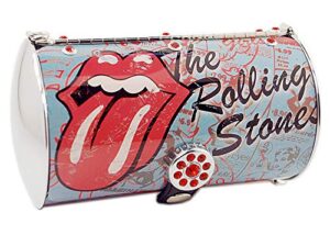 rolling stone metal cylinder tote bag