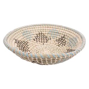 Ren-Wil Imani Basket Small Black, White, Beige, Turquoise, Peach