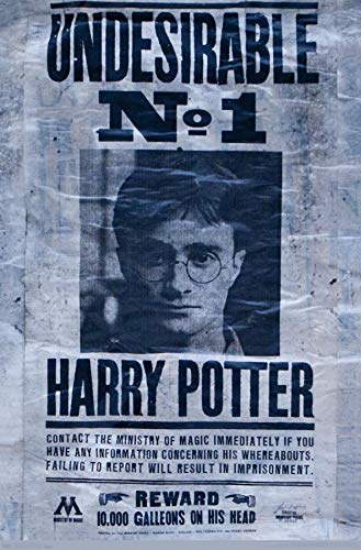 Trends International The Wizarding World: Harry Potter - Undesirable Wall Poster, 22.375" x 34", Unframed Version