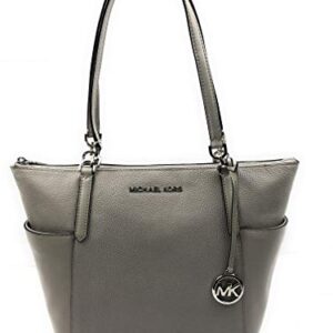 Michael Kors Bedford Large East West TZ Tote (Pearl Grey)