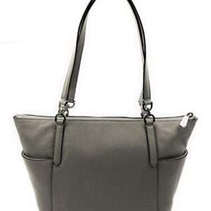 Michael Kors Bedford Large East West TZ Tote (Pearl Grey)