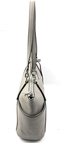 Michael Kors Bedford Large East West TZ Tote (Pearl Grey)