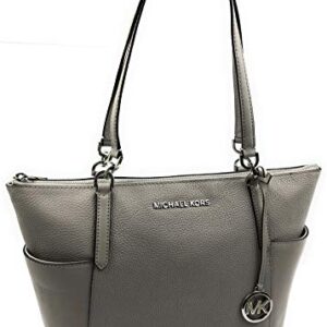 Michael Kors Bedford Large East West TZ Tote (Pearl Grey)