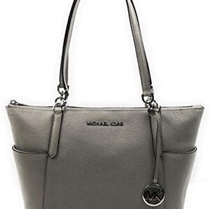 Michael Kors Bedford Large East West TZ Tote (Pearl Grey)