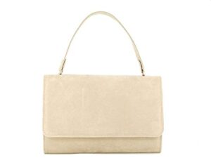 loni womens clutch purse grab top-handle leather look handbag