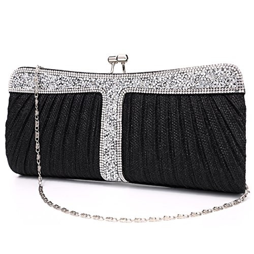 YOJOY Rhinestone Clutch Purses for Women Purses and Handbags Formal Wedding Party Prom Purse Money Bags