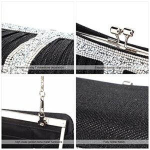 YOJOY Rhinestone Clutch Purses for Women Purses and Handbags Formal Wedding Party Prom Purse Money Bags