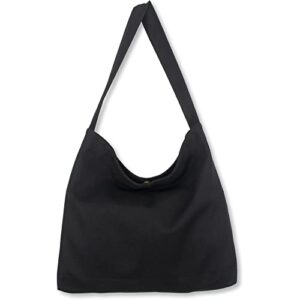 canvas bag with magnetic snap large size simple design thick and sturdy