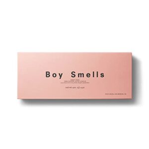 Boy Smells Original, Ash & Cedar Stack Votive Candle Set | 18 Hour Long Burn Each | Coconut & Beeswax Blend | Luxury Scented Candles (3 Pack, 3 oz Each)