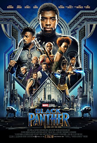 Black Panther Movie Poster Limited Print Photo Chadwick Boseman, Michael B. Jordan Size 27x40#1