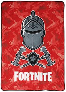 jay franco fortnite red knight camo blanket – measures 62 x 90 inches, bedding – fade resistant super soft fleece (official fortnite product)