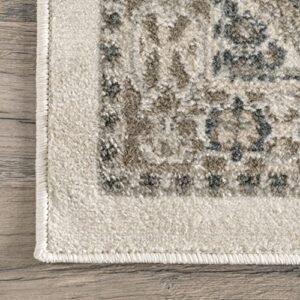 nuLOOM Becca Vintage Tile Area Rug, 6' 7" x 9', Beige