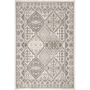 nuLOOM Becca Vintage Tile Area Rug, 6' 7" x 9', Beige