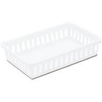 sterilite small plastic storage basket (pack of 2)