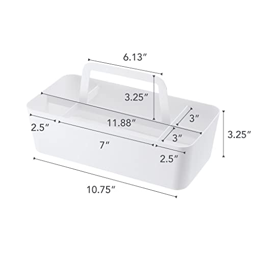 Yamazaki Home Tool Box, Steel, Large, Handle, No Assembly Req.