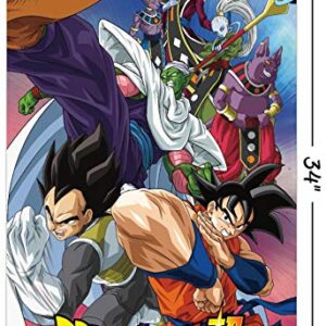 Trends International Dragon Ball: Super - Group Wall Poster, 22.375" x 34", Unframed Version