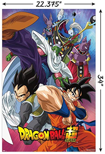 Trends International Dragon Ball: Super - Group Wall Poster, 22.375" x 34", Unframed Version