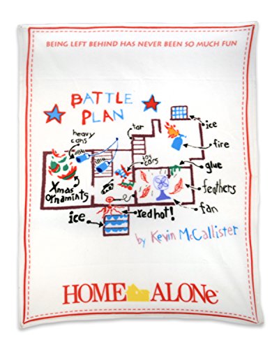 NECA Home Alone Fleece Throw Battle Plan Fleece Blanket