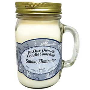 Our Own Candle Company Smoke Eliminator Scented 13 Ounce Mason Jar Candle