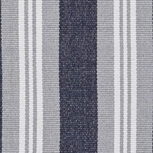 Lr Home Coastal Striped Reversible Runner Area Rug, 2'0"" x 6'0"", Ivory/Indigo/Navy (LR04706-IGF2060)