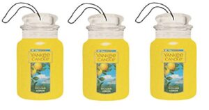 yankee candle sicilian lemon car jar 3pack