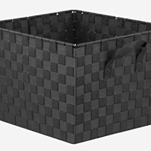 Home Basics Basket, Black