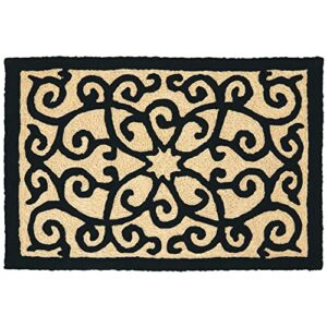 jellybean elegant frontgate scroll accent area rug