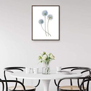 Blue Flower Wall Art - 11x14 - Vintage Floral Wall Decor - Botanical Prints - Unframed