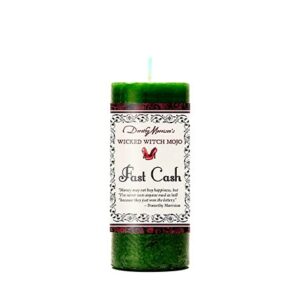 wicked witch mojo “fast cash” candle by dorothy morrison