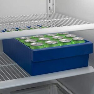 Akro-Mils 31118 AkroDrawer Stackable Plastic Storage Drawer Storage Bin, (17-5/8-Inch x 11-1/8-Inch x 4-5/8-Inch), Blue, (4-Pack)