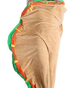 Plush Ultra-Soft Fleece Snuggle-in Sleeping Bag Blanket for Lounging On The Couch (Taco Blanket)