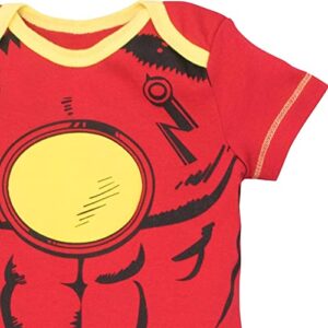 Marvel Avengers Iron Man Infant Baby Boys Cosplay Bodysuit and Pants Set 12 Months