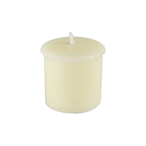 Jeco Inc. CVZ-8PV Ivory Vanilla Votive Candles (8pc/Box), 1.75" D x 1.5" H