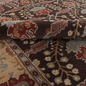 Old Hand Made Barista Floral Traditional Persian Oriental Woolen Area Rugs (9'x12')