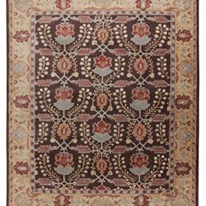 Old Hand Made Barista Floral Traditional Persian Oriental Woolen Area Rugs (9'x12')