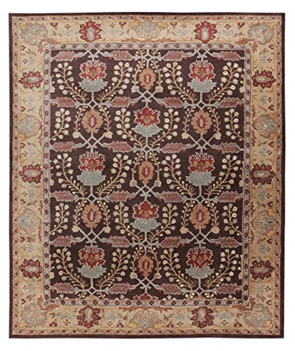 Old Hand Made Barista Floral Traditional Persian Oriental Woolen Area Rugs (9'x12')