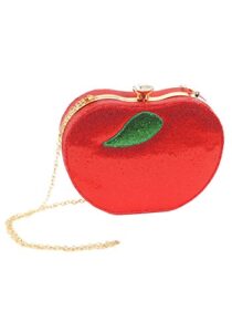 rhinestone apple purse standard