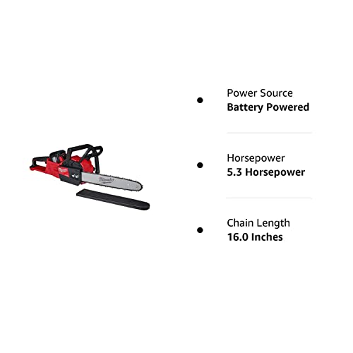 Milwaukee 2727-20 M18 FUEL 16 in. Chainsaw Tool Only - Battery and Charger NOT Included