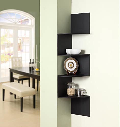 4D Concepts Hanging Corner Storage, Black