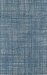 momeni rugs como contemporary geometric indoor outdoor area rug, 9’10” x 13’2″, blue