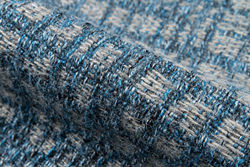 Momeni Rugs Como Contemporary Geometric Indoor Outdoor Area Rug, 9'10" X 13'2", Blue