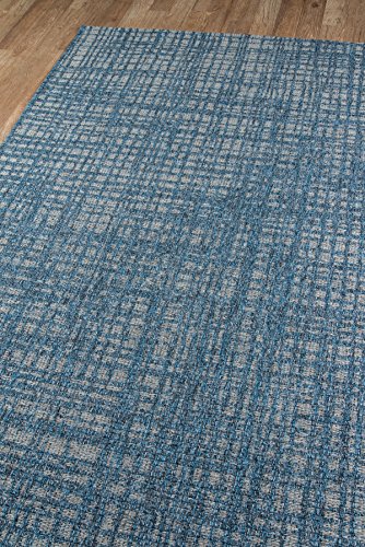 Momeni Rugs Como Contemporary Geometric Indoor Outdoor Area Rug, 9'10" X 13'2", Blue