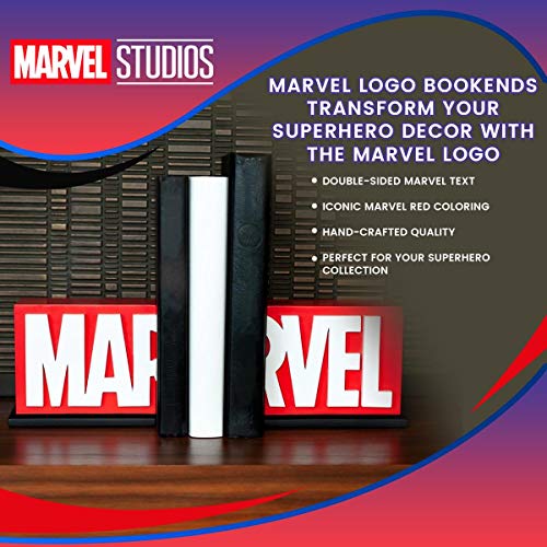 MARVEL Logo Bookends Statue